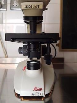 Leica BM E Stereo Microscope, 40X Objective with Camera, Very Good Condition
