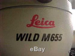 Leica / Wild M655 Surgical Microscope Ent / Dental Microsurgery / Warranty