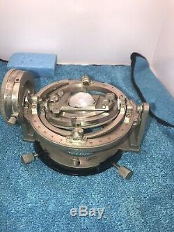 Leitz Microscope Universal Rotary 4 -Axis Fedorov Stage