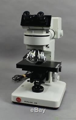 Leitz Wetzlar Dialux 20 Microscope with Objectives