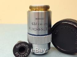 Leitz Wetzlar Objectives Microscope Lenses Fluoreszenz Fluotar Extension 14 pcs