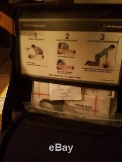 Lifepak 500 defibrillator + Protective case + Brand new Battery + Adult pads