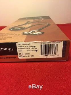 Littman Master Cardiology Stethoscope Black Edition Model 2161