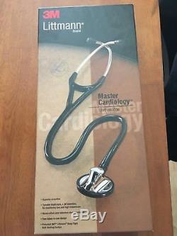 Littmann Master Cardiology Stethoscope Black, new in box, never used