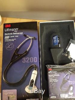 Littmann electronic stethoscope 3M 3200 Black bluetooth