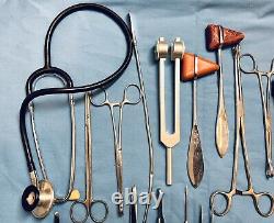 Lot Medical Equipment Stethoscopes Lawson Amico Propper Jarit Lilly