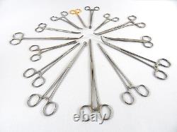 Lot Of 14 Assorted Medical Forceps V. Muller, Miltex, Jarit, Aesculap, Weck, Konig