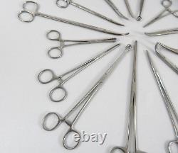 Lot Of 14 Assorted Medical Forceps V. Muller, Miltex, Jarit, Aesculap, Weck, Konig