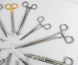 Lot Of 14 Assorted Medical Forceps V. Muller, Miltex, Jarit, Aesculap, Weck, Konig