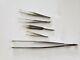 Lot Of 5 Different Types Surgical Medical Instrument Forceps