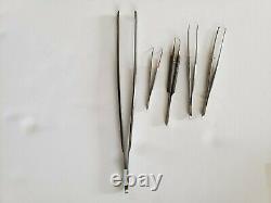 Lot Of 5 Different Types Surgical Medical Instrument Forceps