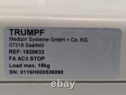 Lot of 2 TRUMPF 1920633 FA AC3 STOP support arms medical equipment