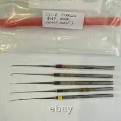 Lot of 5 Karl Storz N475, Aztec 10-18103 Surgical Opthalmic Eye Instruments ENT