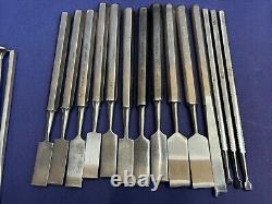 Lot of 56 Osteotome Instruments V. Mueller, Zimmer, Codman, Lorenz Jarit RETIRED