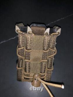 Lot of High Speed Gear HSGI X2RP Taco MOLLE Pouch FDE x2 Medical Taco x1 Coms x1