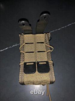 Lot of High Speed Gear HSGI X2RP Taco MOLLE Pouch FDE x2 Medical Taco x1 Coms x1