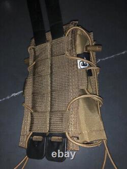 Lot of High Speed Gear HSGI X2RP Taco MOLLE Pouch FDE x2 Medical Taco x1 Coms x1