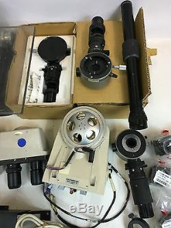 Lot of Microscope Parts Olympus Nikon Zeiss Binocular Illuminator Objectives