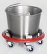 MCM KKB540 Stainless Steel 12qt Kick Bucket withRubber Bumper