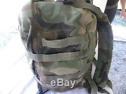MILITARY ISSUED WOODLAND CAMO MOLLE LOAD CARRING EQUIPMENT MEDIC BAG BACK PACK