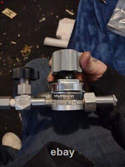 Matheson gas regulators/pressure, used for welding gases and medical equipment
