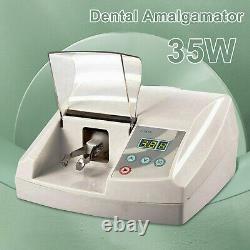 Medical Lab Equipment Dental Amalgamator 110V 35W Motor High Speed Durable LCD