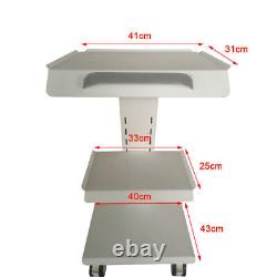 Medical Mobile Dental Trolley Cart Built-in Socket Equipment withFoot Brake