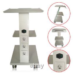 Medical Mobile Dental Trolley Cart Built-in Socket Equipment withFoot Brake