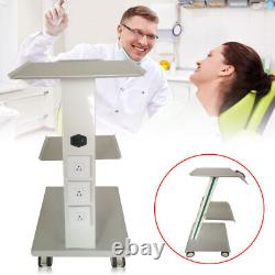 Medical Mobile Dental Trolley Cart Built-in Socket Equipment withFoot Brake