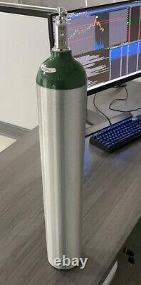 Medical Oxygen'E' Cylinder Tank 680 Liter + TOGGLE VALVE. US Made. NEW 2022