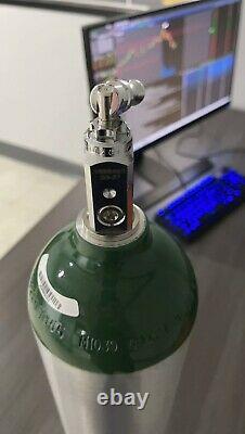 Medical Oxygen'E' Cylinder Tank 680 Liter + TOGGLE VALVE. US Made. NEW 2022