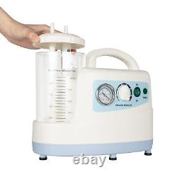 Medical Vacuum Phlegm Portable Quiet Suction Unit Aspirator Machine 110V 60Hz