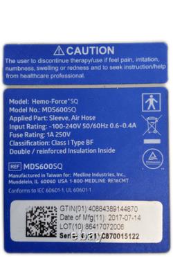 Medline Hemo-Force SQ MDS600SQ DVT Compression Pump
