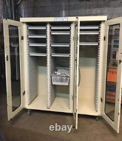 MedstorMAX by Harloff Triple Column Medical Equipment Storage Cabinet