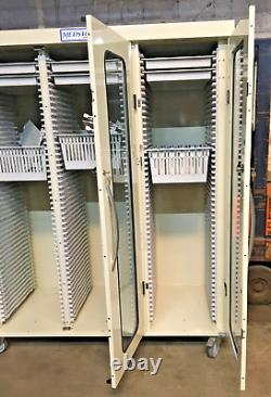 MedstorMAX by Harloff Triple Column Medical Equipment Storage Cabinet, Key Lock