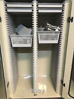 MedstorMAX by Harloff Triple Column Medical Equipment Storage Cabinet, Key Lock