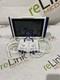 Medtronic INVOS 7100 Regional Oximeter System With Monitor with 2 Preamplifiers