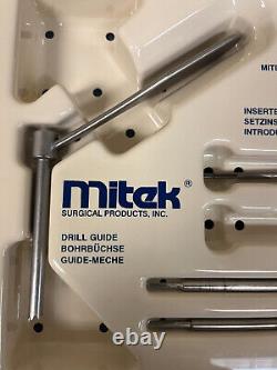 Mitek Surgical Drill Guide Inserter Set (Incomplete Set, See Description)