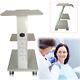 Mobile Dental Trolley Cart Built-in Socket Medical Trolley Equipment Three Layer