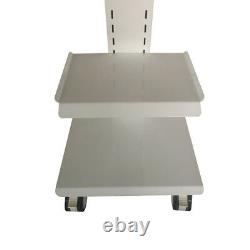 Mobile Dental Trolley Cart Built-in Socket Medical Trolley Equipment Three Layer