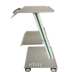 Mobile Dental Trolley Cart Built-in Socket Medical Trolley Equipment Three Layer