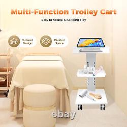 Mobile Dental Trolley Cart Built-inSocket Medical Trolley Equipment withFoot Brake