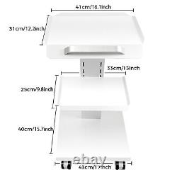 Mobile Dental Trolley Cart Built-inSocket Medical Trolley Equipment withFoot Brake