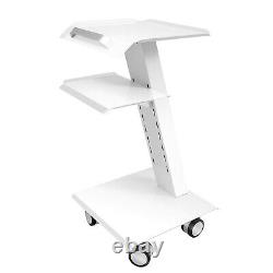 Mobile Dental Trolley Cart Built-inSocket Medical Trolley Equipment withFoot Brake