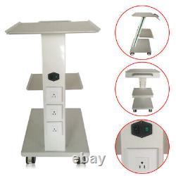 Mobile Dental Trolley Cart WithFoot Brake Built-inSocket Medical Trolley Equipment