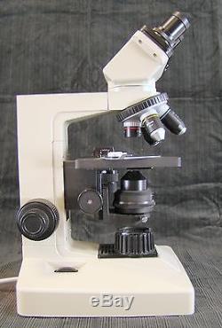 Nikon Alphaphot Ys Microscope With 4 Objectives, Cover, Hard Case, More