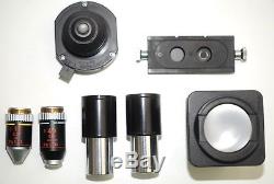 Nikon Alphaphot-2 YS2 Binocular Phase Contrast Microscope E40 Ph3 DL Objectives