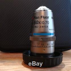Nikon Microscope Objective CFI 60X S Plan Fluor ELWD, NA 0.70