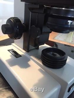 Nikon Model SC Binocular Microscope +4 Objectives