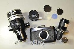 Nikon Photo Micrographic Dark Box M-35 S with Microscope Attatchment 43287, Case+